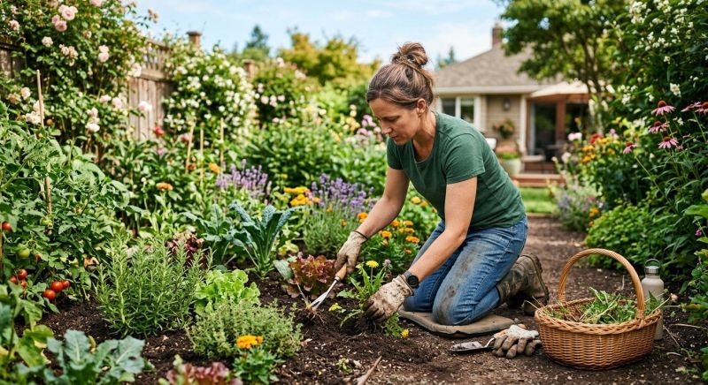 Rock Bed Weeding in Aiken, SC